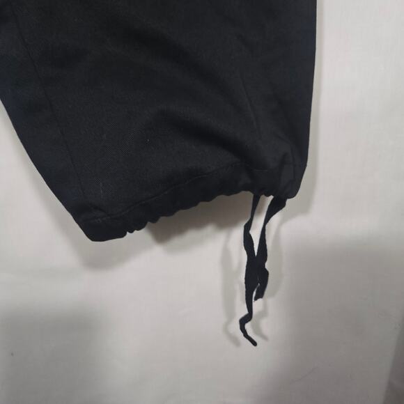 Empyre 30 Black Cargo Pants Tie Ankle Goth Streetwear Adjustable Waist Goth Emo - Picture 6 of 9